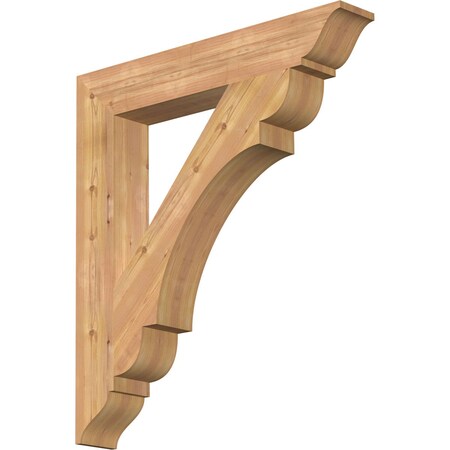 Ekena Millwork Olympic Traditional Smooth Bracket, Western Red Cedar, 5 1/2"W x 36"D x 40"H BKT06X36X40OLY01SWR